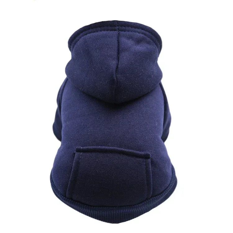Manteau à capuche en polaire pour chien | Veste sweat chaude d'automne et d'hiver pour petits chiens et chats