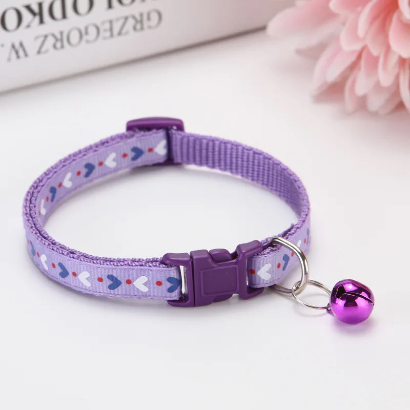 Adjustable Cat Collar with Bell