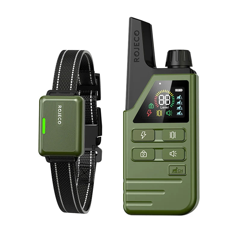 Remote Dog Training Collar - Rechargeable Bark Control System with Multiple Training Modes