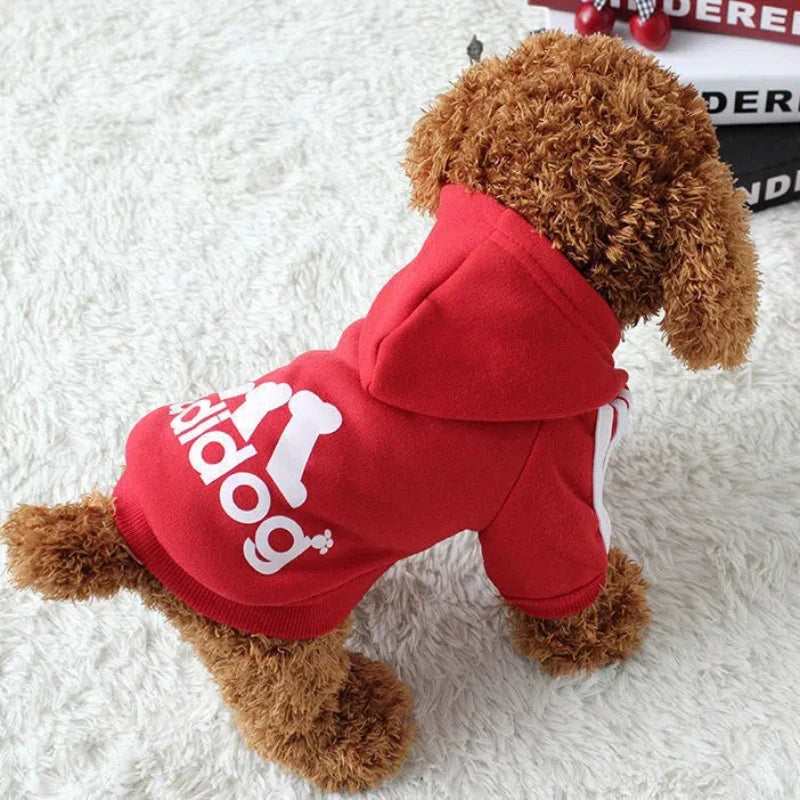 Warm Dog Hoodie - Autumn Winter Pet Coat for Medium to Large Dogs