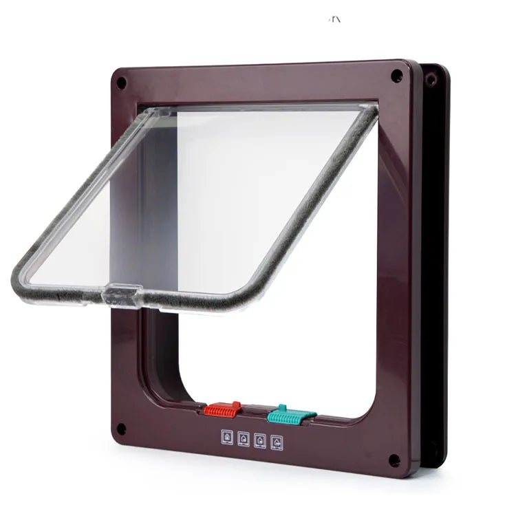 4-Way Locking Cat & Dog Flap Door