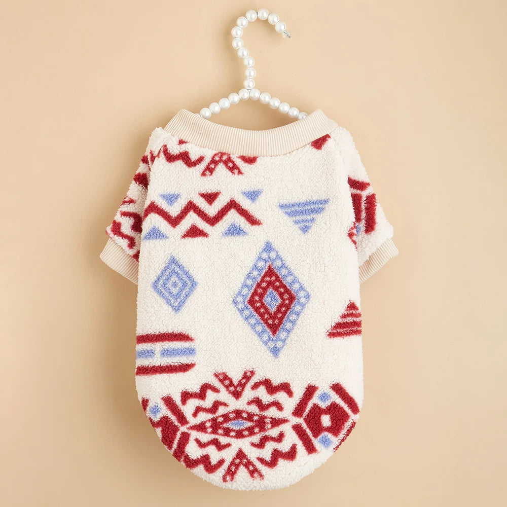 Fleece Winter Sweater for Cats & Small Dogs