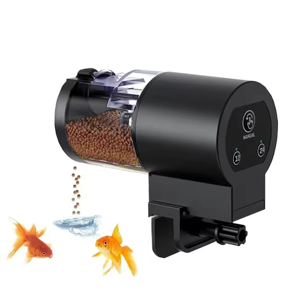 Smart Timed Automatic Fish & Turtle Tank Feeder