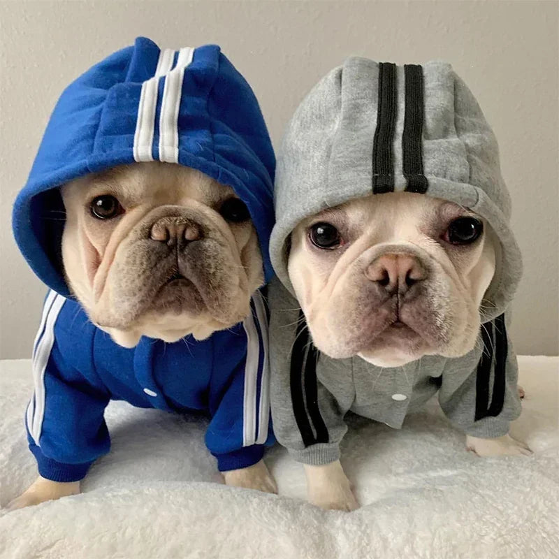 Winter Dog Jumpsuit - Warm Fleece Hoodie for Small to Large Dogs