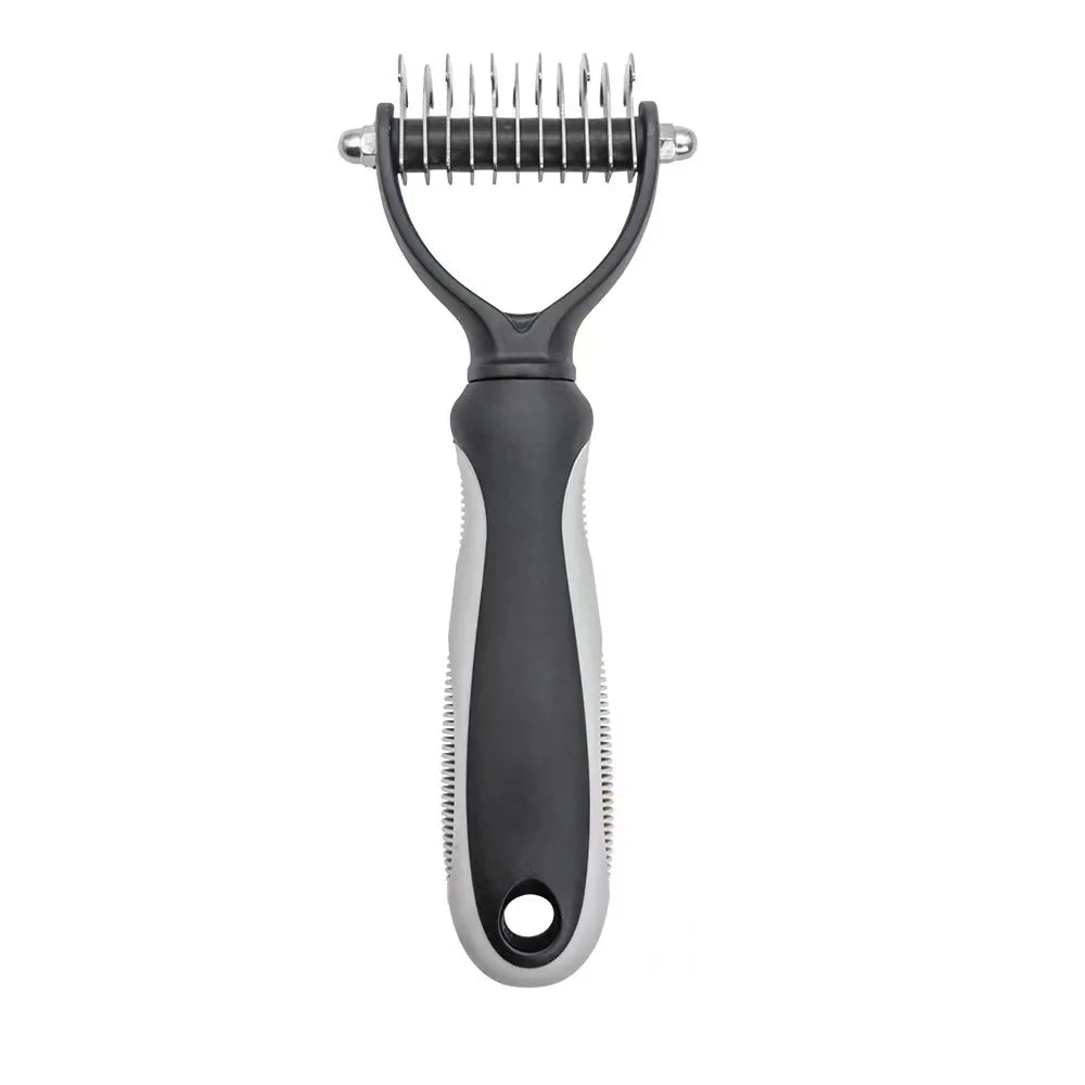 Pet Deshedding Brush - Professional Dog & Cat Hair Remover Grooming Comb