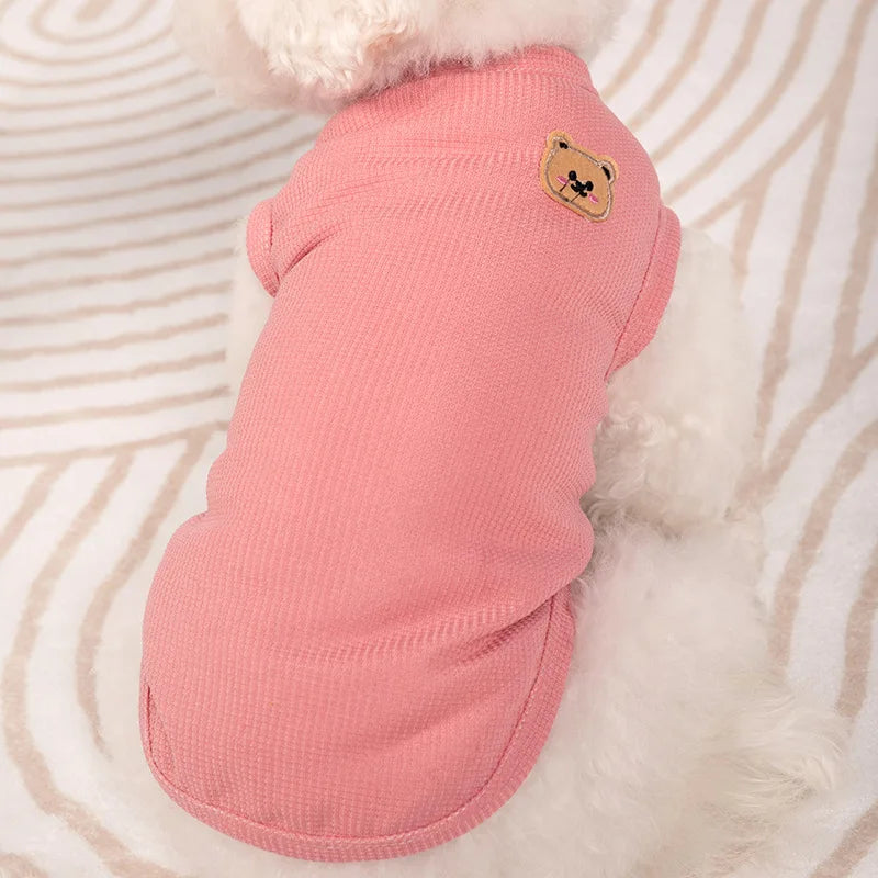 Breathable Pet Vest - Summer Clothing for Small Dogs and Cats