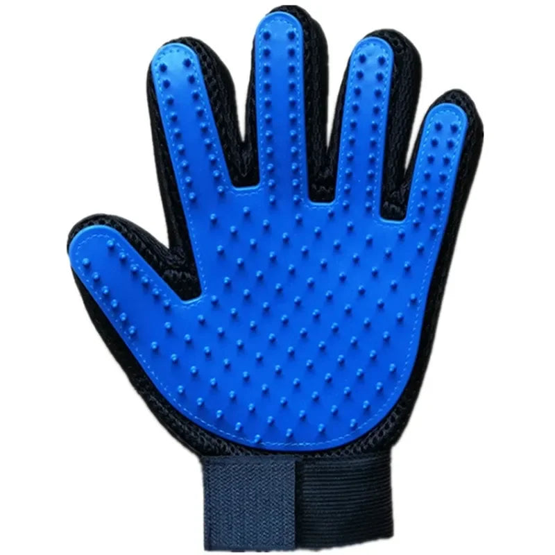 Pet Grooming Massage Gloves - Cat Comb - Rubber Cat Cleaning Brushes - Dog Hair Removal Comb - Bath Brush - Pet Supplies for Cats and Dogs