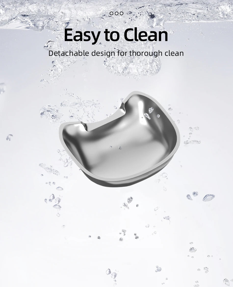 Stainless Steel Replacement Bowl for 3L Automatic Pet Feeder
