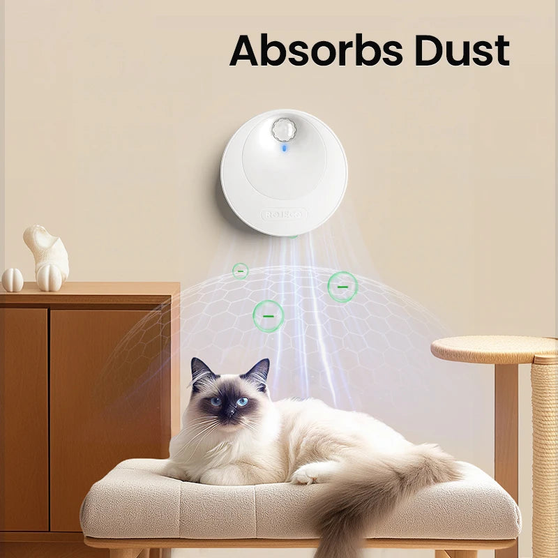 Smart Cat Litter Deodorizer - Automatic Odor Purifier with 4000mAh Battery