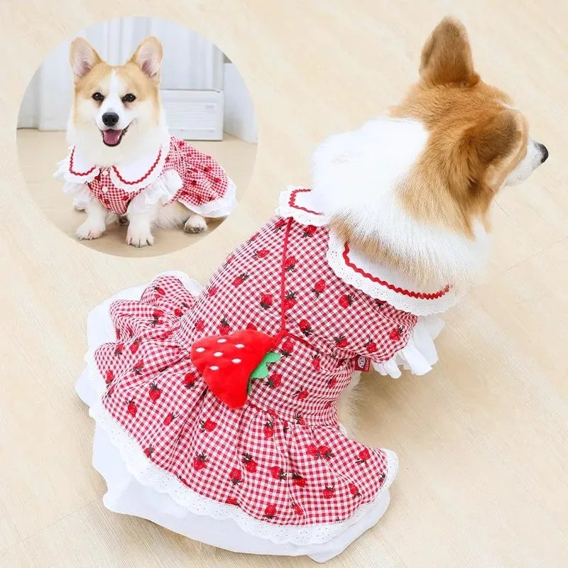 Puppy Summer Clothes - Lightweight Blouse Shirt for Small Dogs