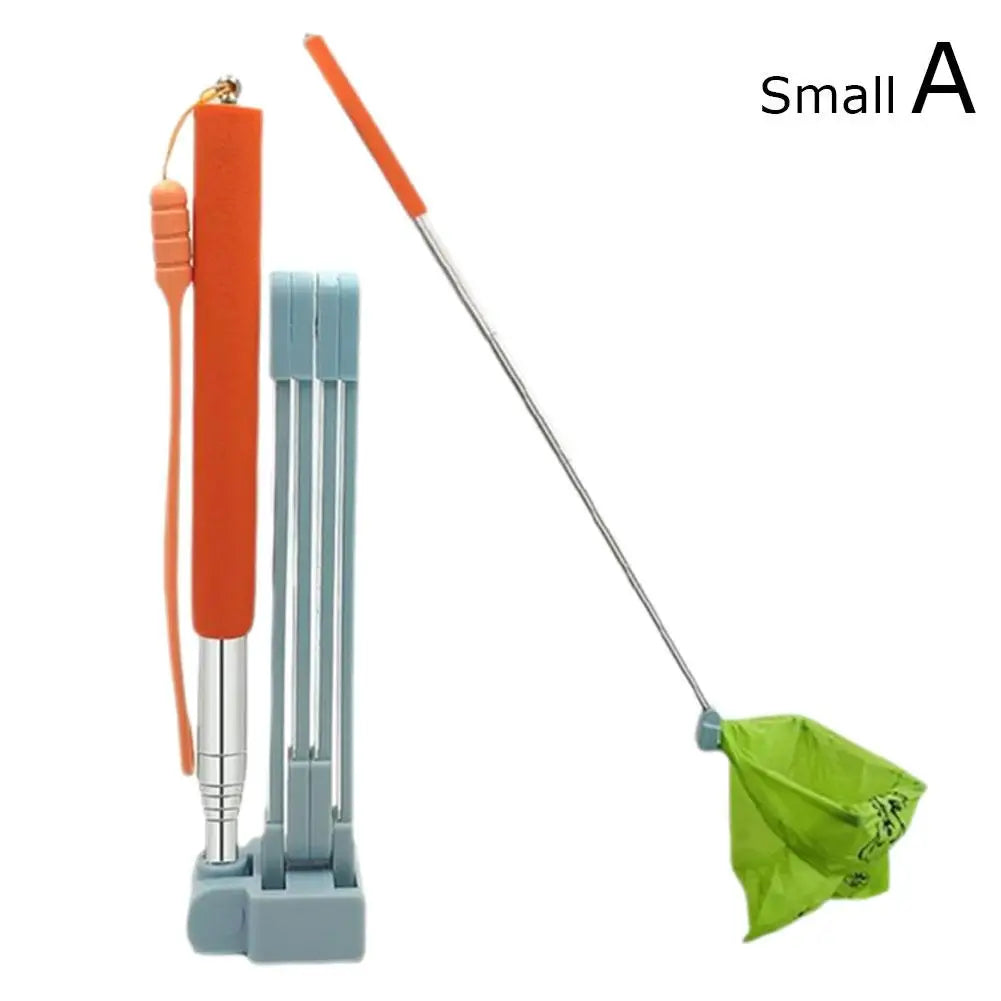 Long-Handle Stainless Steel Pooper Scooper for Dogs & Cats