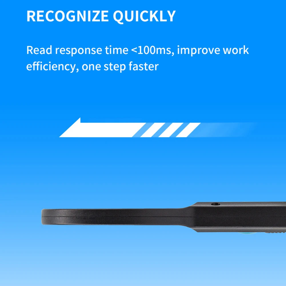 Handheld Pet Microchip Scanner | RFID & EMID Reader with OLED Display