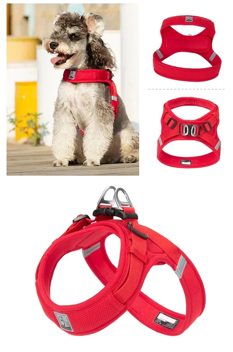 Tactical Dog Harness with Chest Strap - Multi-Size Pet Vest