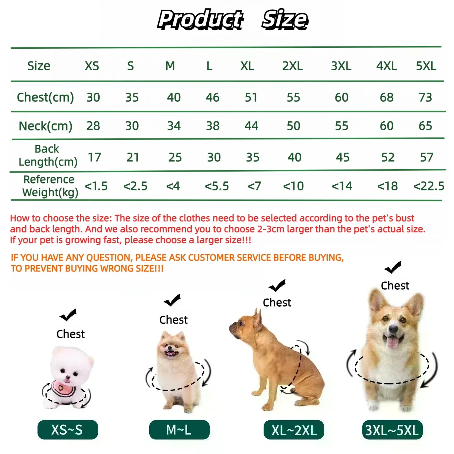 Pet Sweater - Warm Pullover Vest for Dogs and Cats