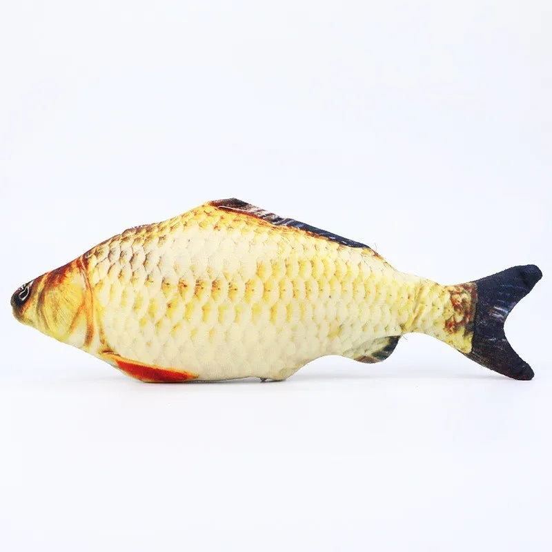 Catnip Fish Pillow Toys - Plush Interactive Cat Exercise Set