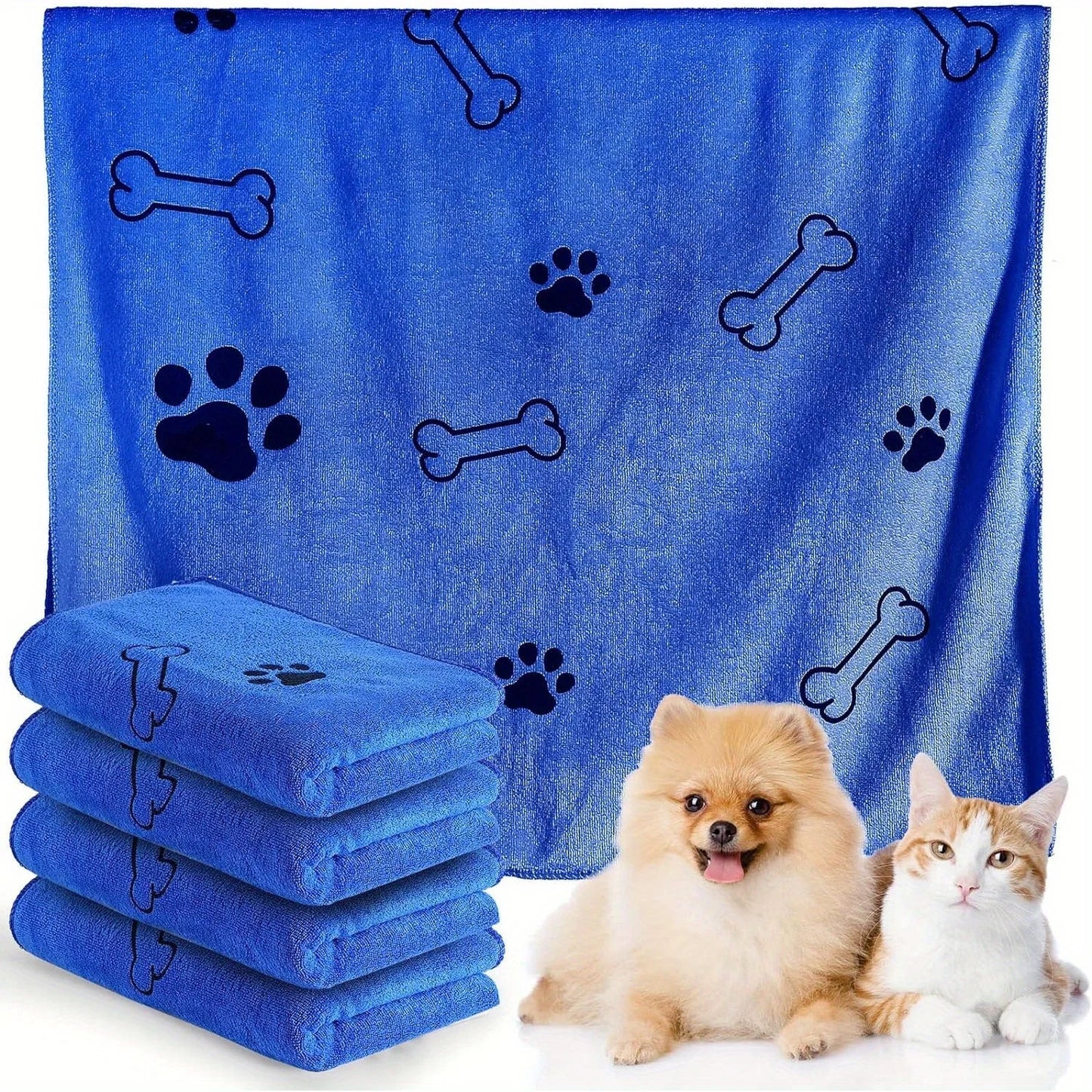 Pet Hair Remover Glove - Double-Sided Grooming Mitt for Furniture and Clothing