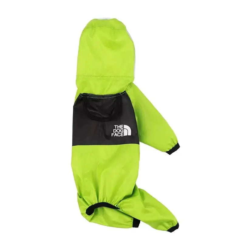 Transparent Hooded Raincoat Jumpsuit for Dogs & Cats
