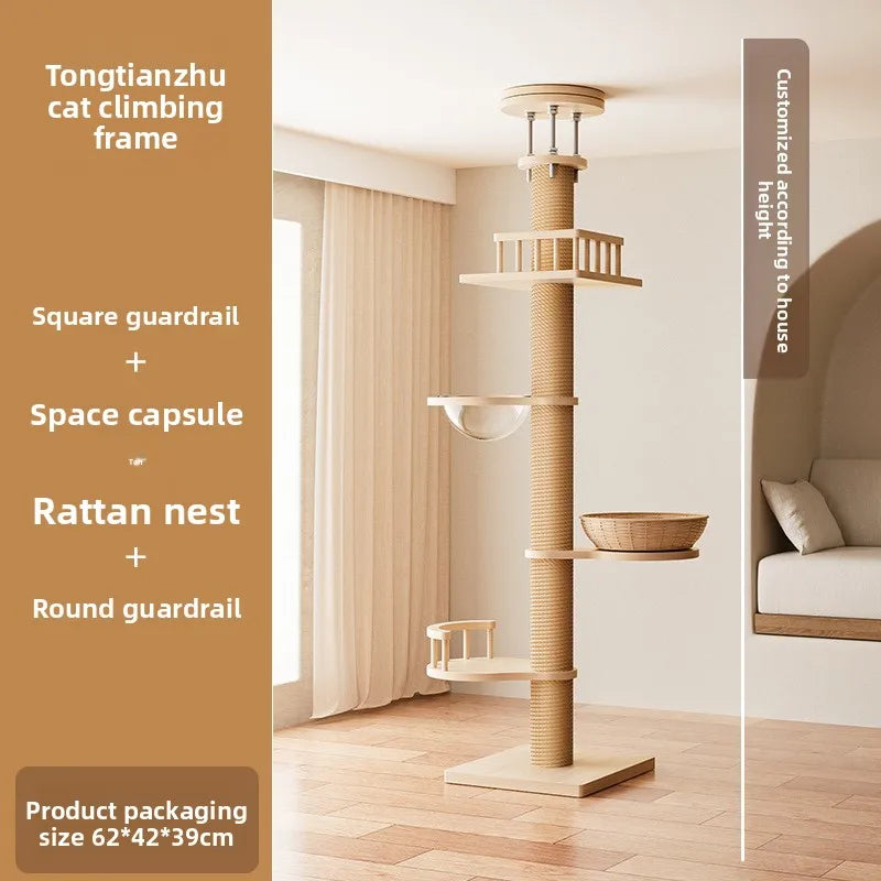 Cat Tree with Bed & Scratching Post