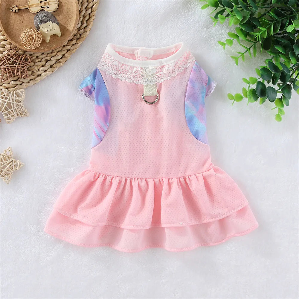 Ice Silk Cooling Dress & Skirt for Small Dogs & Cats