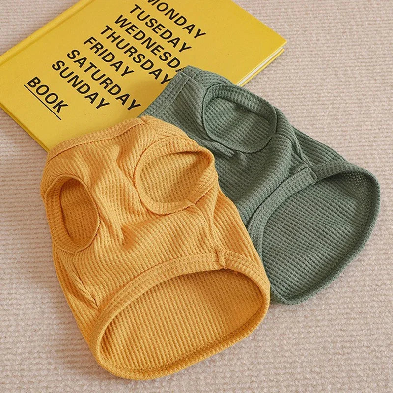 Breathable Pet Vest - Summer Clothing for Small Dogs and Cats