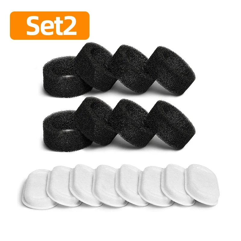 Activated Carbon Water Fountain Filters for 3.2L Stainless Steel Pet Fountains