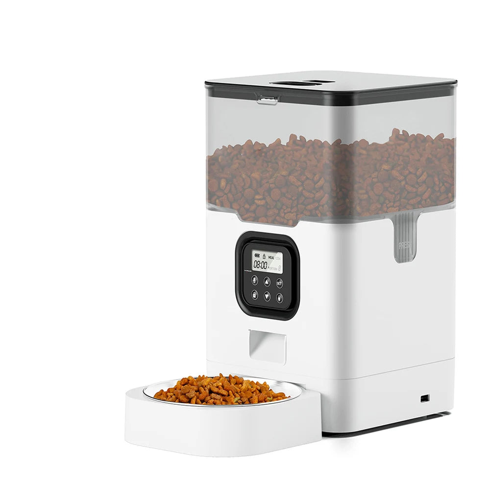 Women's Smart Automatic Pet Feeder with WiFi Control - 4L Large Capacity