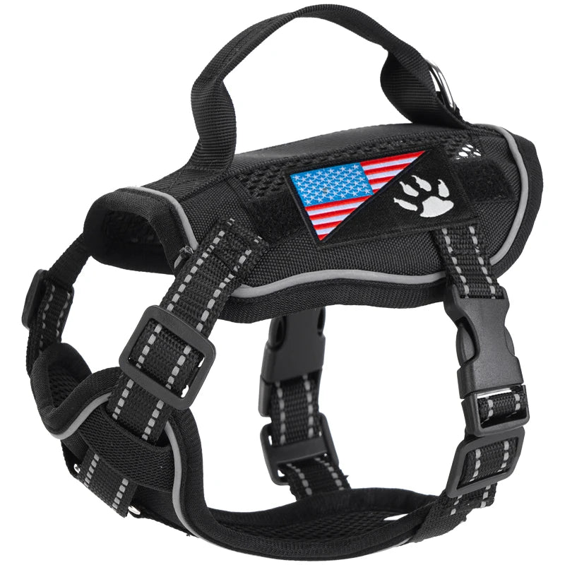 Escape-Proof Tactical Cat Harness — Soft Mesh Vest for Cats & Small Dogs