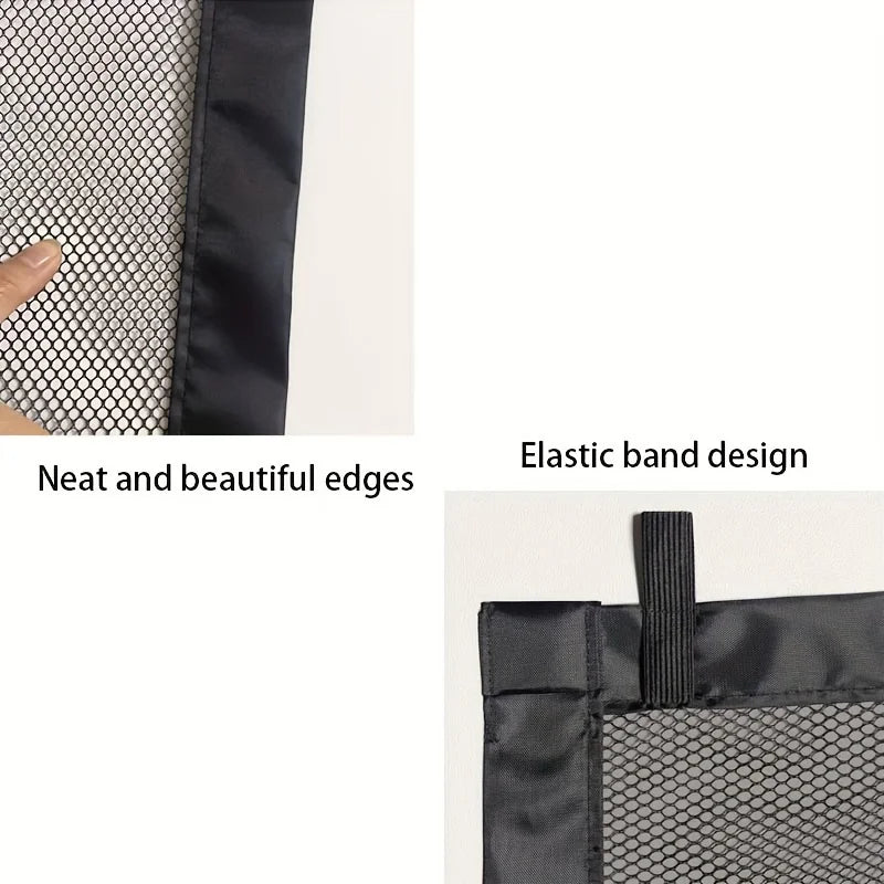 Portable Pet Safety Gate - Folding Mesh Barrier for Dogs and Pets