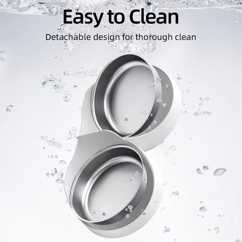 Stainless Steel Single & Double Bowl Accessories For 4L Automatic Pet Feeder Cat Food Dispenser Without Pet Feeder