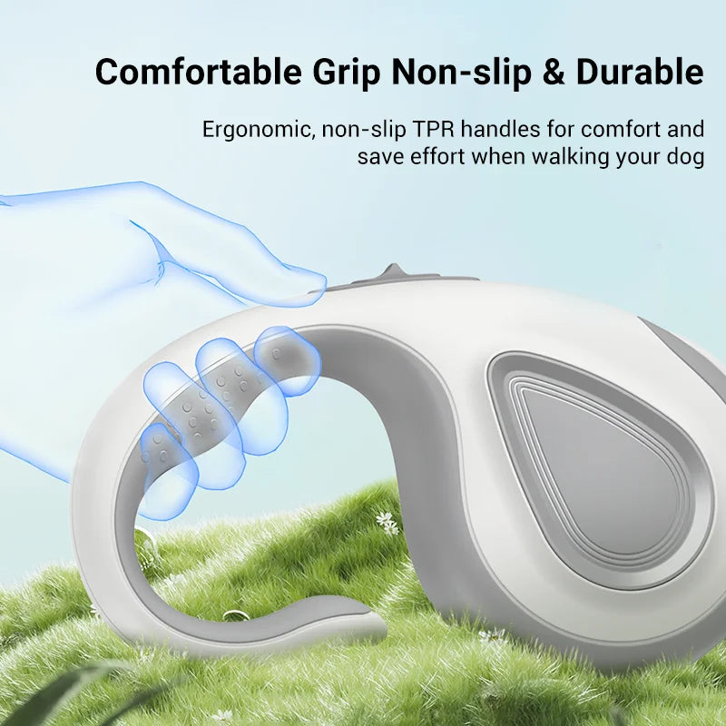 Retractable Dog Leash 5M - Automatic Extendable Lead for Walking, Hiking & Running