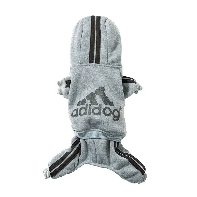 Winter Dog Jumpsuit - Warm Fleece Hoodie for Small to Large Dogs