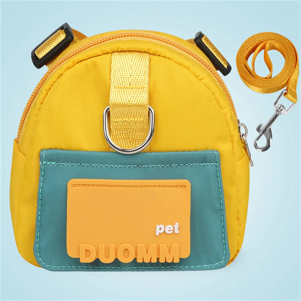 Dog Harness with Built-In Snack Bag | Adjustable Backpack Harness