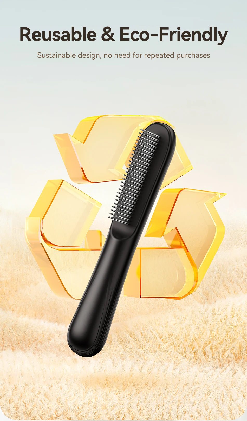 Electric Flea Comb - Waterproof Anti-Lice Removal Brush for Dogs & Cats