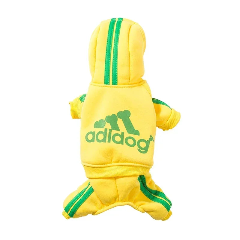 Winter Dog Jumpsuit - Warm Fleece Hoodie for Small to Large Dogs
