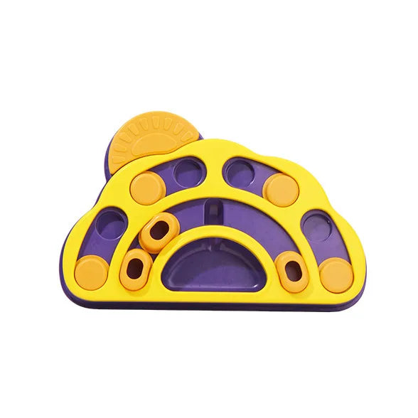 Non-Slip Puzzle Slow Feeder Bowl – Interactive Food Game for Dogs & Cats