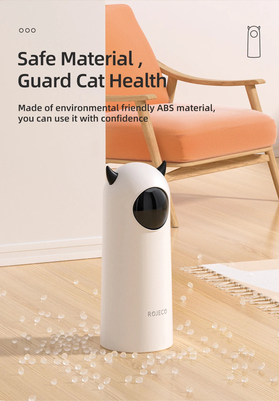 Interactive Smart Cat Toy with LED Laser and Handheld Control