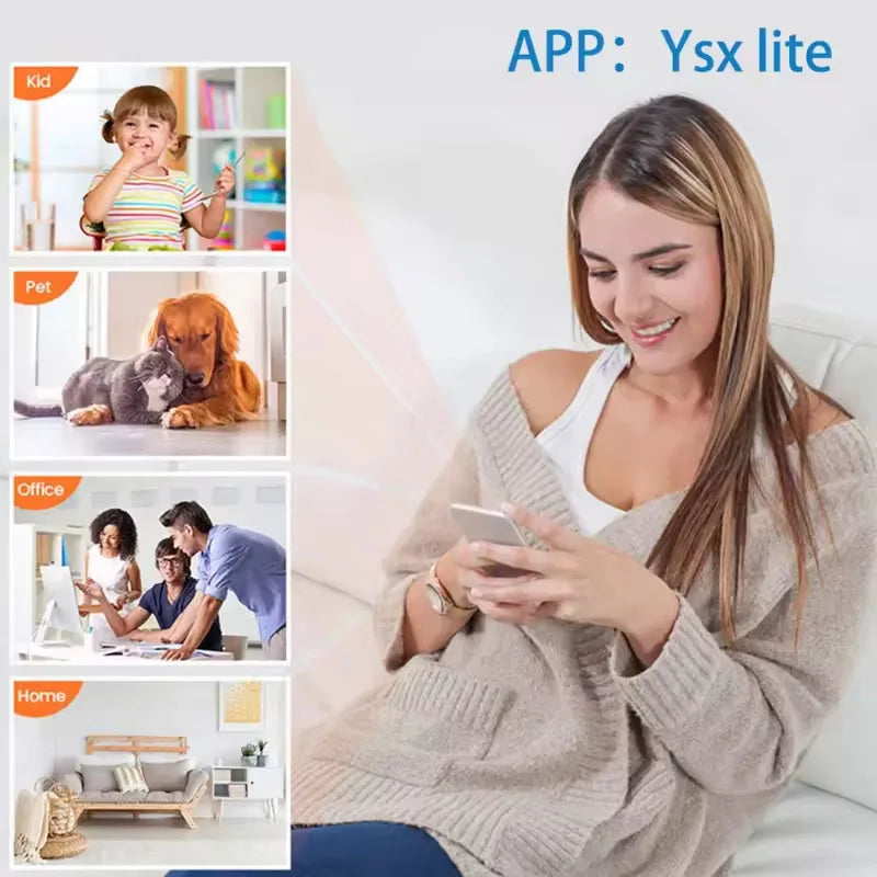 X5 1080P WiFi Mini Camera with Motion Detection Alerts & Night Vision