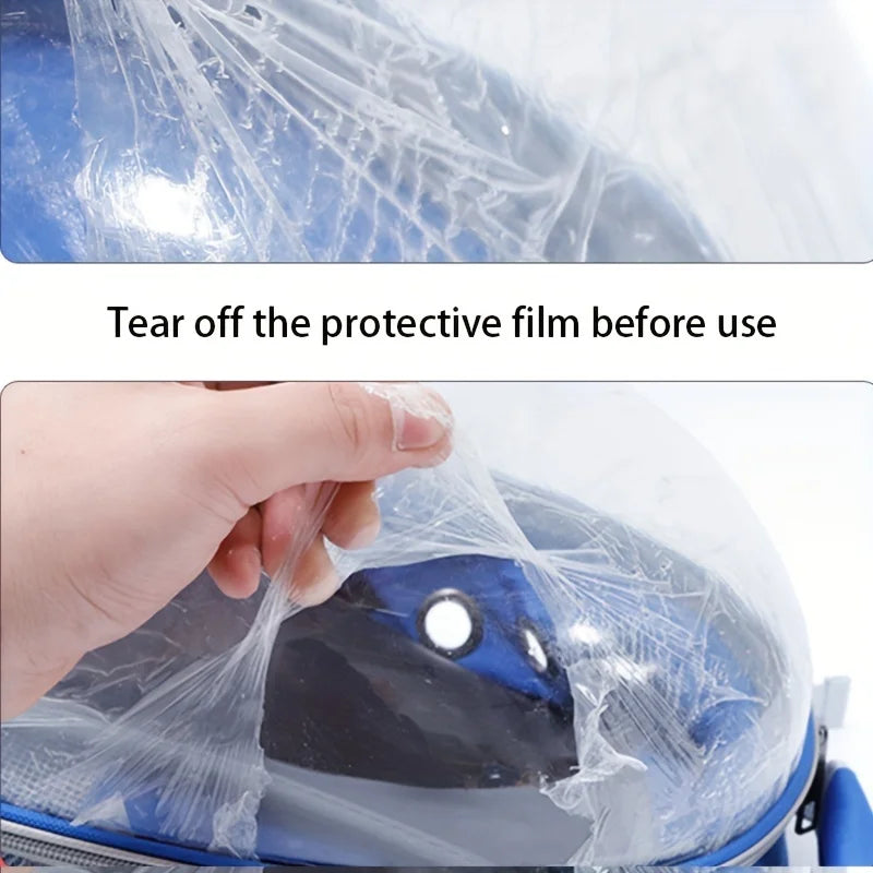 Space Capsule Cat Backpack - Transparent Pet Carrier with Ventilation