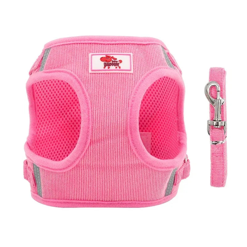 Tactical Dog Harness with Leash - Adjustable Chest Harness for Small to Large Dogs