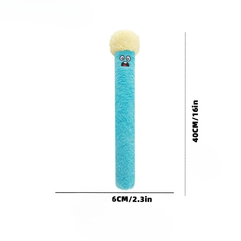 Long Snake Plush Dog Toy - Tough Squeaky Chew Toy for Dogs