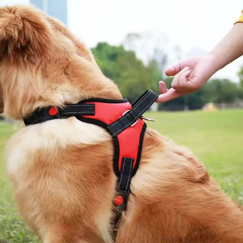 No-Pull Dog Harness - Reflective Waterproof Vest for All Sizes