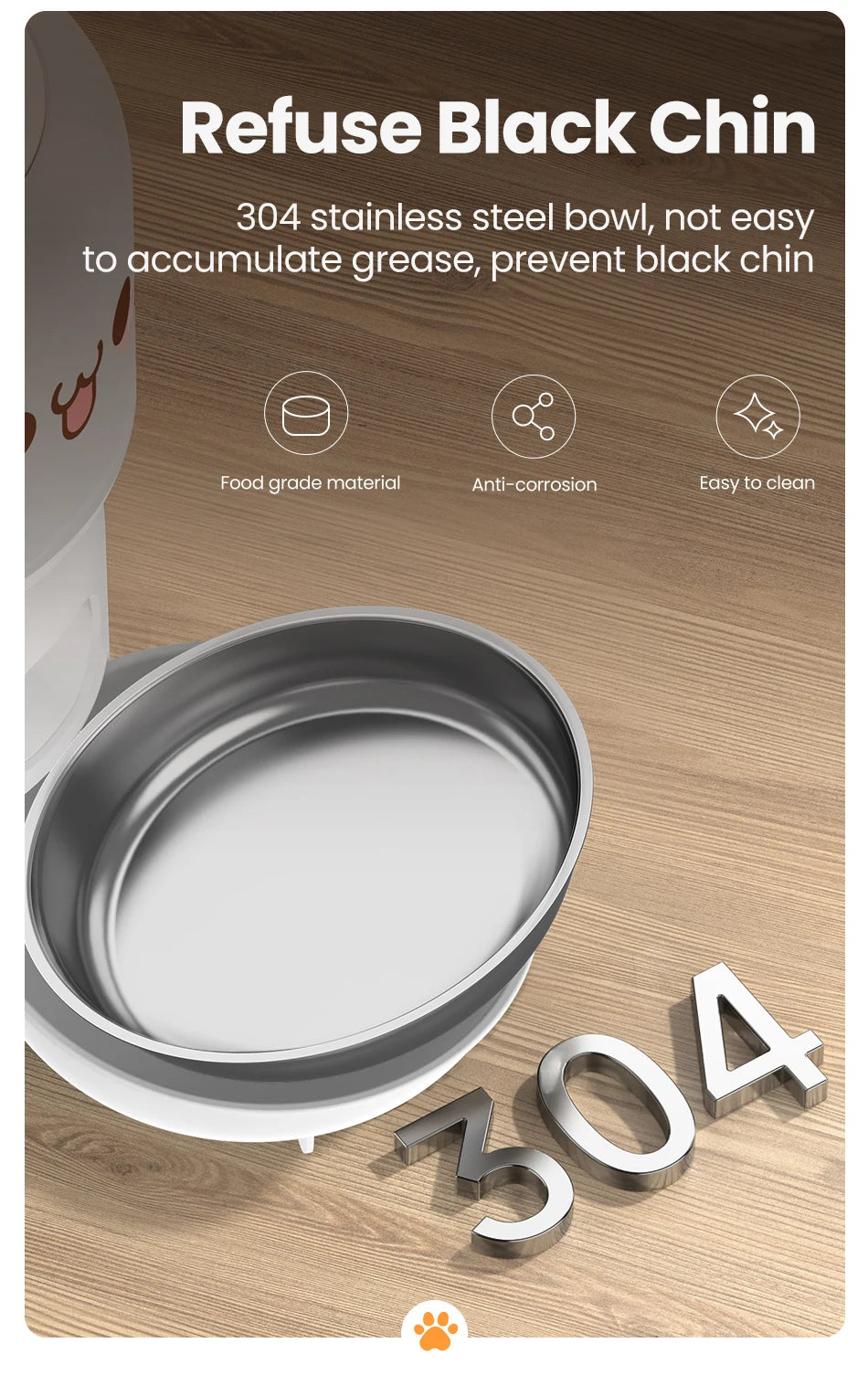 3L Smart WiFi Automatic Pet Feeder with Button Control and Remote Feeding