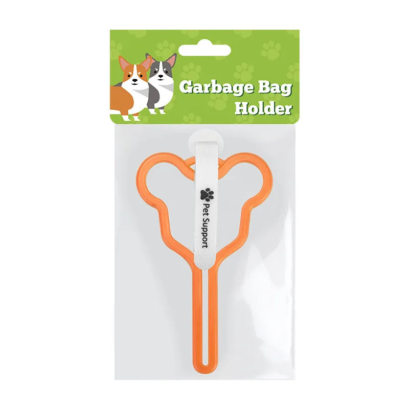 Distributeur de sacs à déjections canines mains libres avec clip