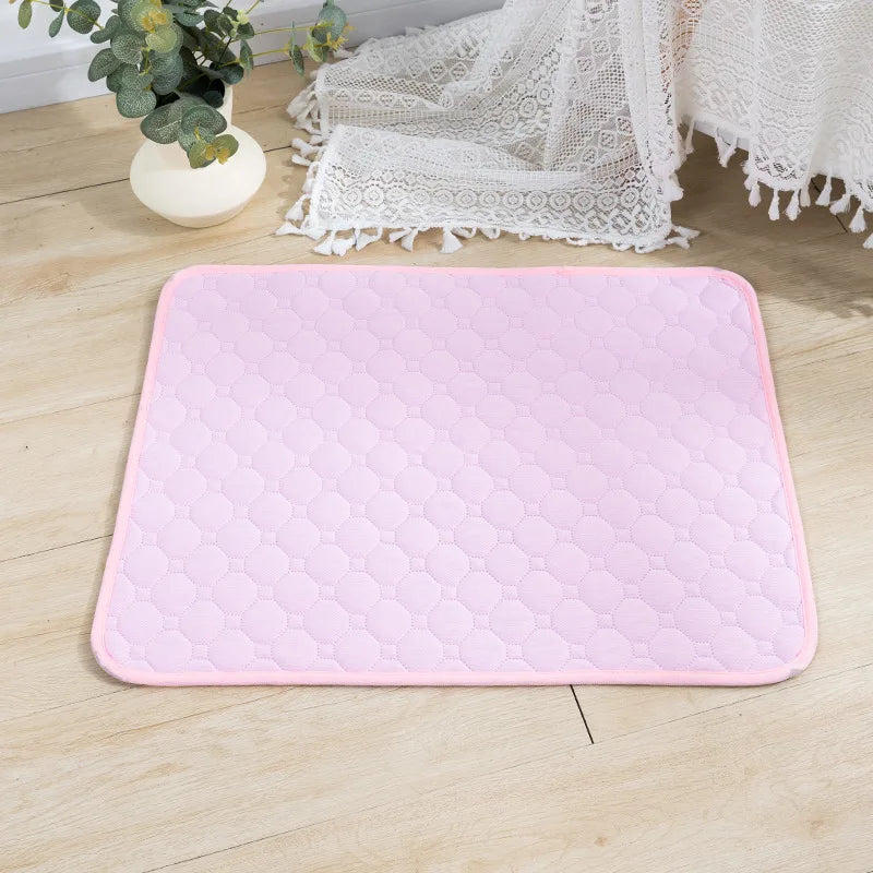 Washable Reusable Dog Pee Pad — Anti-Slip Puppy Training Mat for Home & Car
