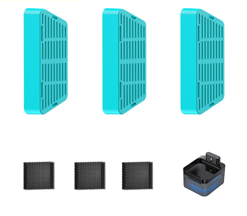 Replacement Water Fountain Filter for 2.2L Wireless Pet Water Dispenser