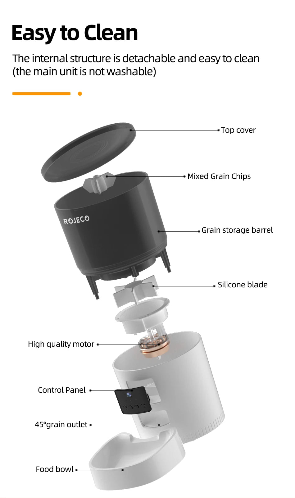 Automatic Cat Feeder with HD Camera and Smart Voice Recording