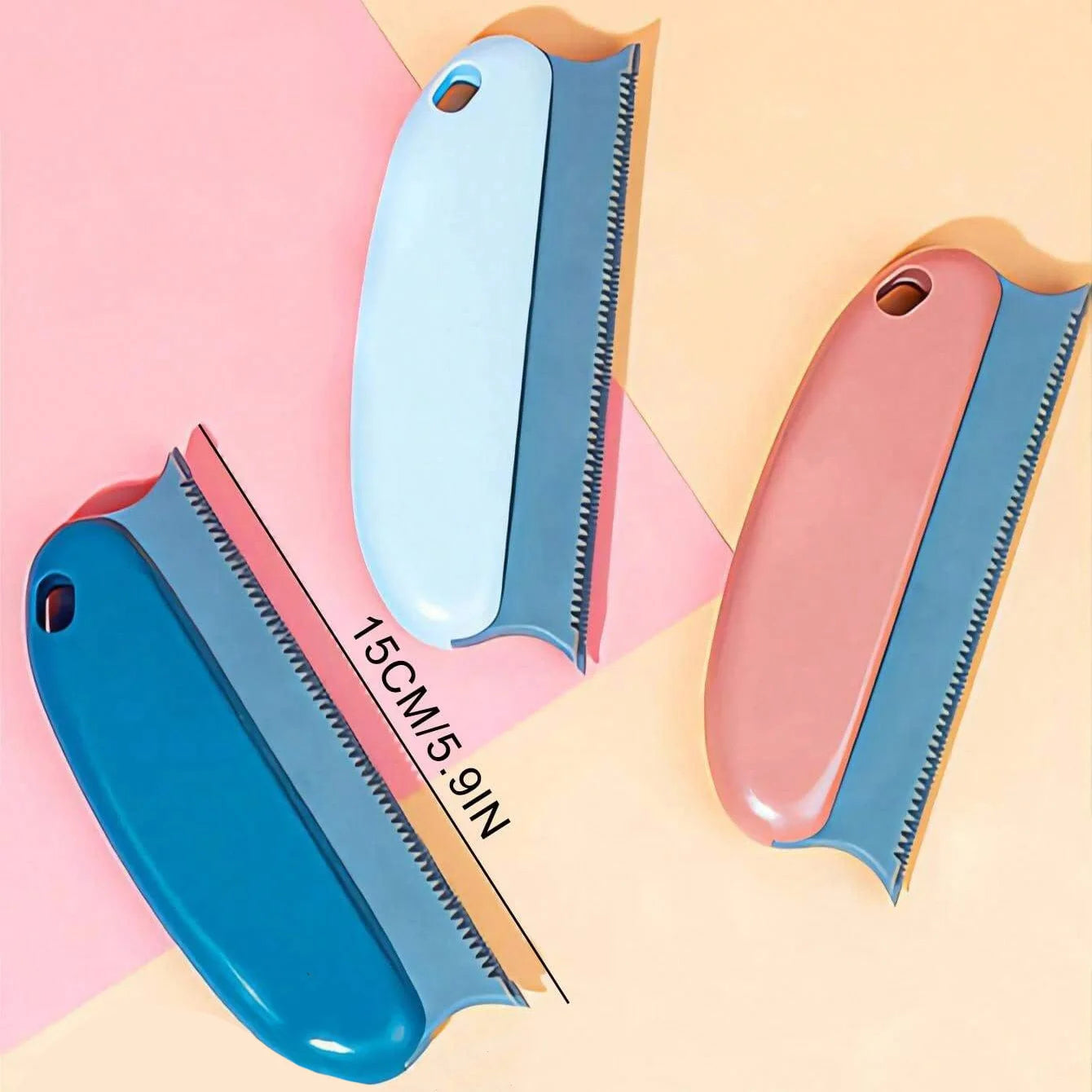 Pet Hair Remover Brush - Gentle Deshedding Tool for Cats and Dogs