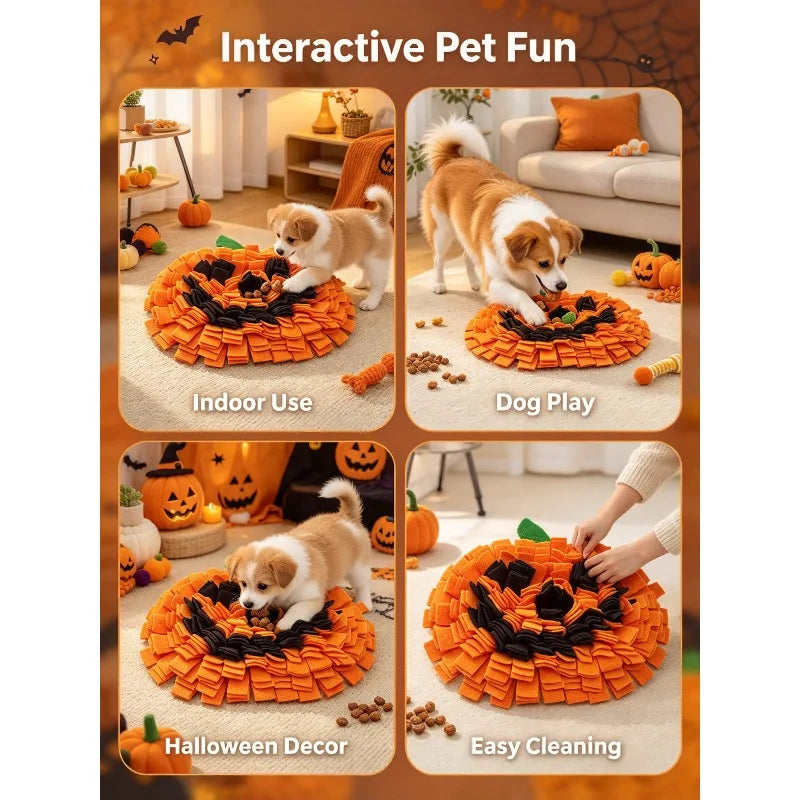 Pumpkin Snuffle Mat for Dogs