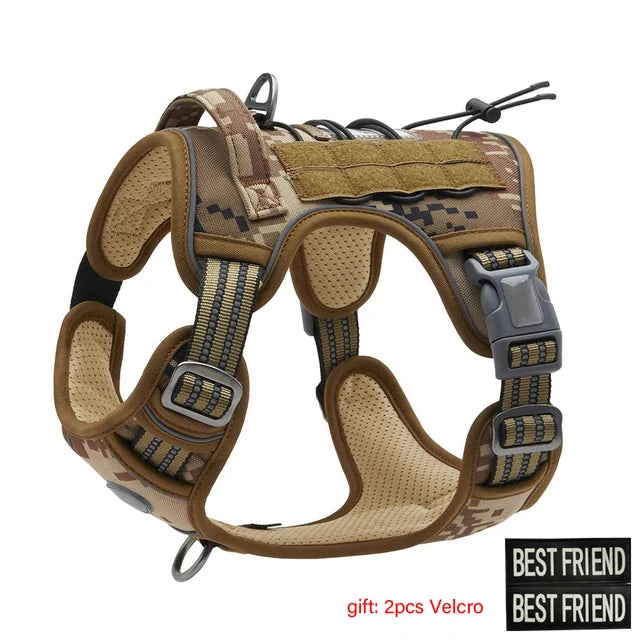 Tactical Military Training Dog Harness Vest