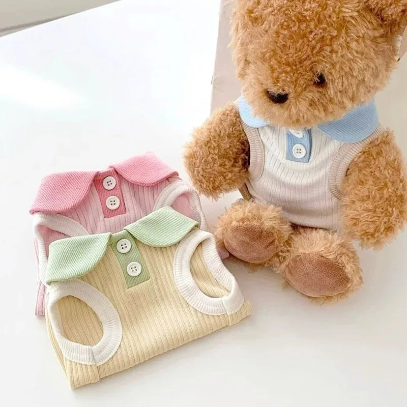 Summer Dog Shirt - Lightweight Pet Clothing for Small Dogs